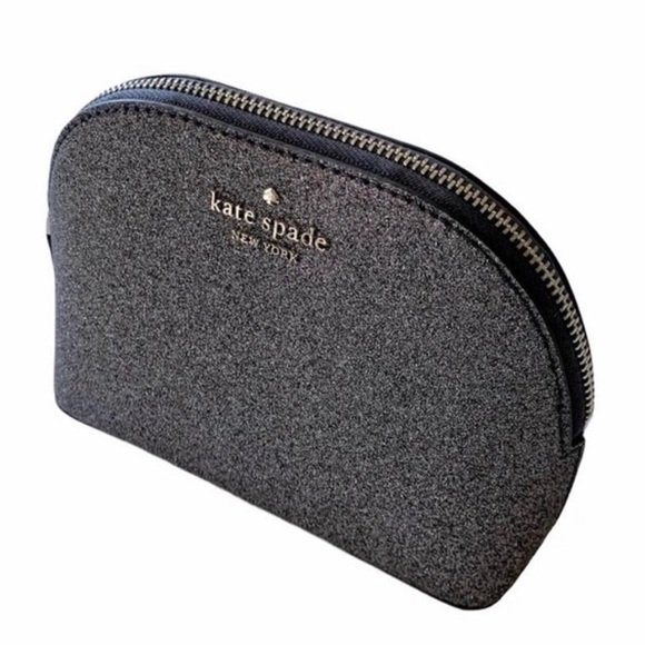 kate spade Bags Kate Spade Cosmetic Small Dome Glitter Bag Lola
